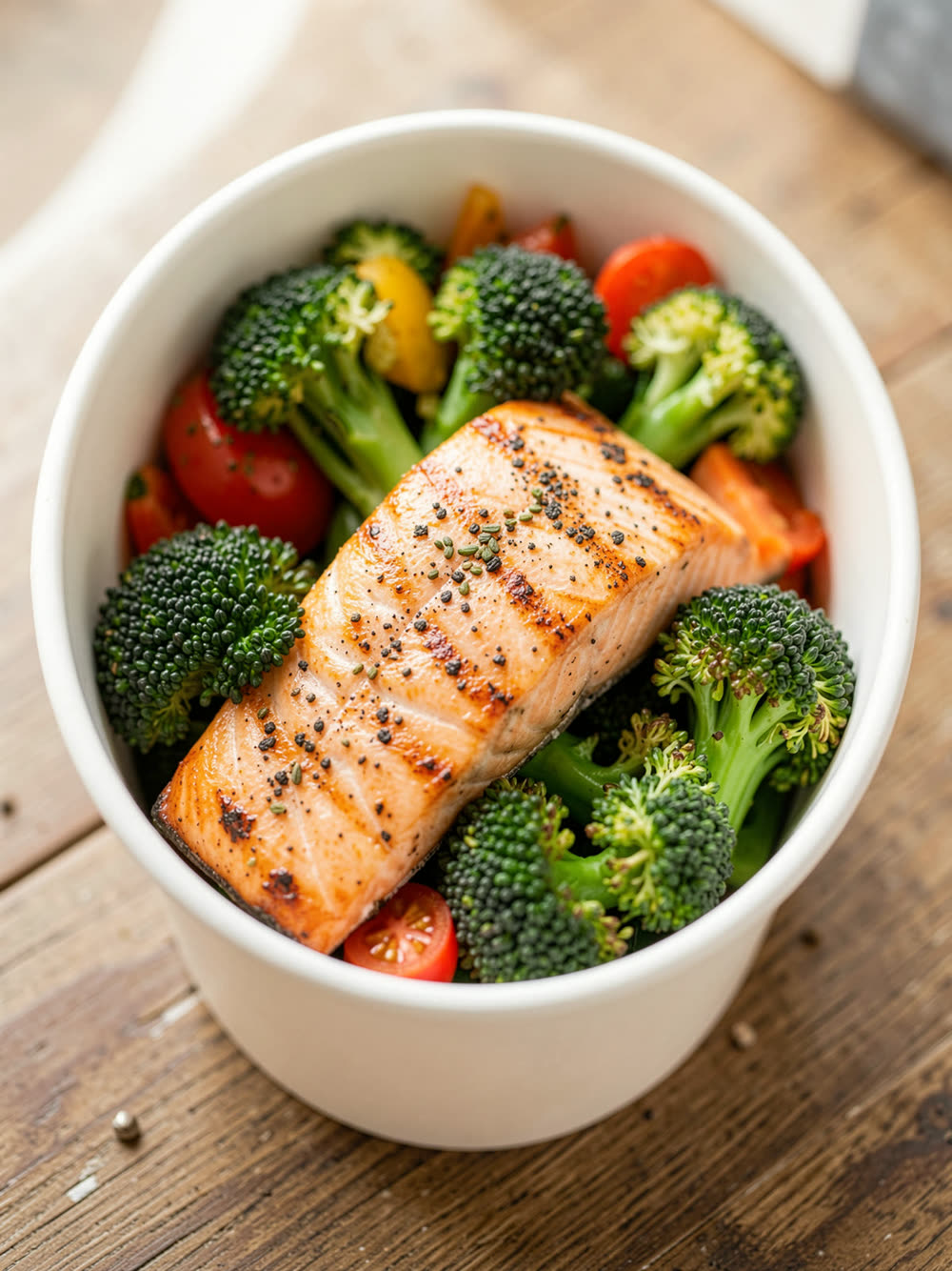 Salmão com Brócolis
